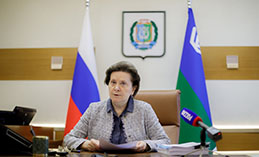 Наталья Комарова выступит с ежегодным отчётом и обращением к югорчанам
