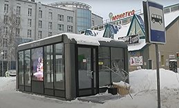 Вандализм на «умных» остановках