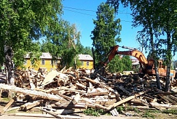 В окружной столице не осталось двухэтажек с печным отоплением